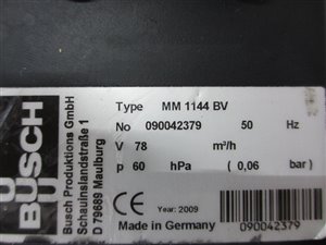 Busch Mink MM 1144 BV vacuümpomp