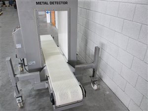 S+S Sesotec Unicon-W metaaldetector met bandtransporteur