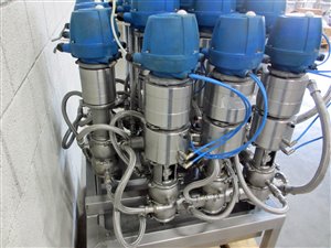 GEA mixproof kleppen manifold met dubbelwandige behuizing