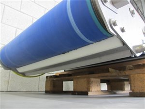 Rvs transportband 750 x 2100 mm