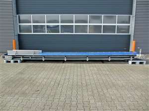 Rvs transportband 800 x 6900 mm