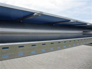 rvs transportband met knik 800 x 6000+2000 mm