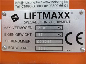 Big Bag hijstraverse - 2000 kg hijsvermogen