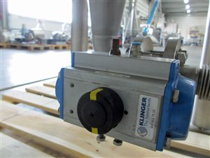 150 liter rvs tank met stuwstraalmenger