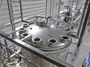 2500 liter wegende silo met 2000 liter buffersilo