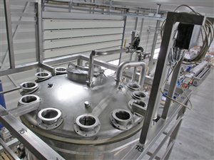 2500 liter wegende silo met 2000 liter buffersilo